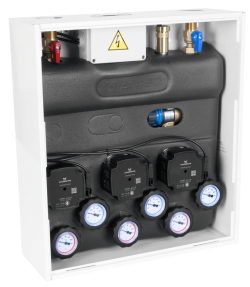 PrimoBox AZB 301 с гидрострелкой, 2 контура без смешивания и 1 контур с термостатическим клапаном ATM