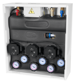 PrimoBox AZB 301 с гидрострелкой, 2 контура без смешивания и 1 контур с термостатическим клапаном ATM