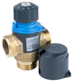 Термостатический смесительный клапан ATM 361, DN20, НРП1", 20÷43°C, Kvs 1,6 м³/ч