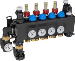 ProCalida CC на 4 контура отопления, ротаметры 0,75÷3,75 л/мин