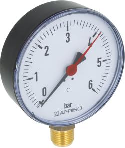 Манометр RF 100, fi100 мм, 0÷6 бар, НР1/2", rad, кл. 2,5