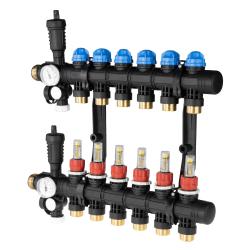 ProCalida EF1 на 6 контуров отопления, ротаметры 0,2÷1,6 л/мин