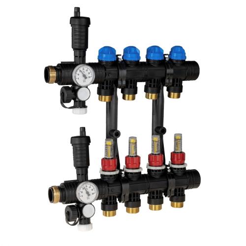 81364 ProCalida EF1 на 4 контура отопления, ротаметры 0,2÷1,6 л/мин - Фотогалерея AFRISO 1