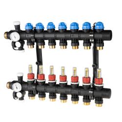 ProCalida EF1 на 7 контуров отопления, ротаметры 0,2÷1,6 л/мин