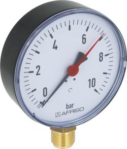 Манометр RF 100, fi100 мм, 0÷10 бар, НР1/2", rad, кл. 2,5