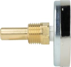 Термометр биметаллический BiTh 63, fi63 мм, 0÷120°C, L 40 мм, НР1/2", ax, кл. 2
