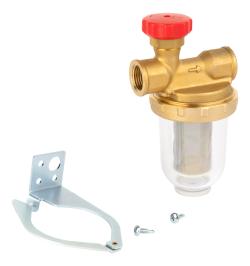 Однотрубный масляный фильтр V 1/2 - 500 St, со стальным фильтрующим элементом, 500 л/ч