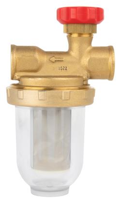 Однотрубный масляный фильтр V 1/2 - 500 St, со стальным фильтрующим элементом, 500 л/ч