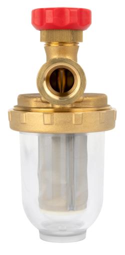 Однотрубный масляный фильтр V 1/2 - 500 St, со стальным фильтрующим элементом, 500 л/ч