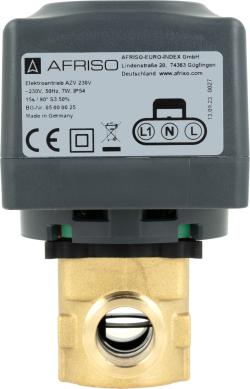 2-ходовой запорный клапан AZV 452, DN15, НРП¾", Kvs 10 м³/ч, н/о