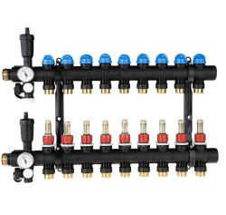 ProCalida EF1 на 9 контуров отопления, ротаметры 0,2÷1,6 л/мин