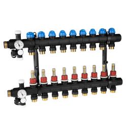 ProCalida EF1 на 9 контуров отопления, ротаметры 0,2÷1,6 л/мин