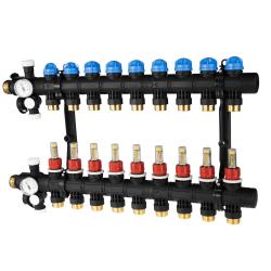 ProCalida EF1 на 9 контуров отопления, ротаметры 0,2÷1,6 л/мин