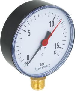 Манометр RF 100, fi100 мм, 0÷16 бар, НР1/2", rad, кл. 2,5