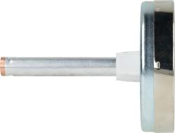 Термометр биметаллический BiTh 63, fi63 мм, 0÷120°C, L 63 мм, НР1/2", ax, кл. 2