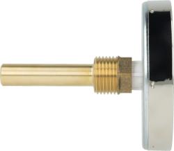 Термометр биметаллический BiTh 80, fi80 мм, 0÷120°C, L 63 мм, НР1/2", ax, кл. 2