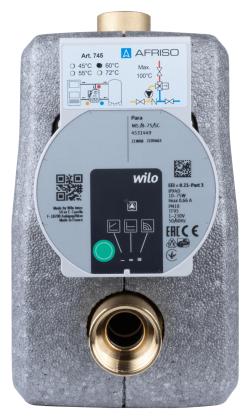 Насосная группа RTA 45 DN25, термический клапан 45°C, насос Wilo