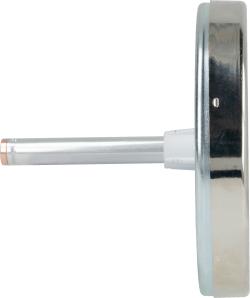 Термометр биметаллический BiTh 100, fi100 мм, 0÷120°C, L 63 мм, НР1/2", ax, кл. 2
