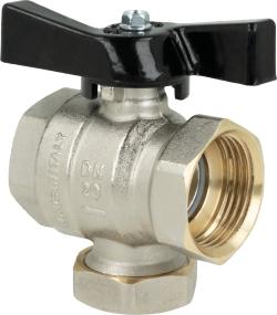 Шаровой клапан с сетчатым фильтром и магнитом BFV,  ВР1"