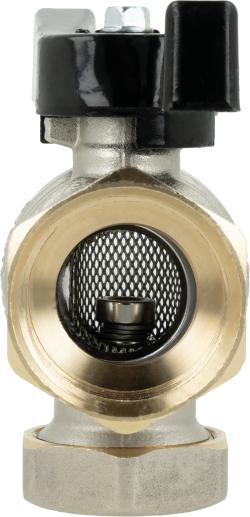 Шаровой клапан с сетчатым фильтром и магнитом BFV,  ВР1"