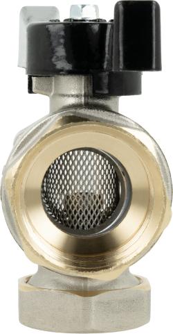 Шаровой клапан с сетчатым фильтром и магнитом BFV,  ВР1"