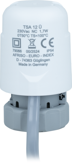 Термоэлектрический привод TSA 12, M30 x 1,5 мм, 230 В AC, НЗ