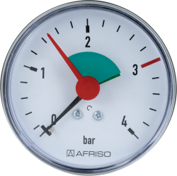 Манометр HZ 63, fi63 мм, 0÷4 бар, НР1/4", ax, кл. 2,5