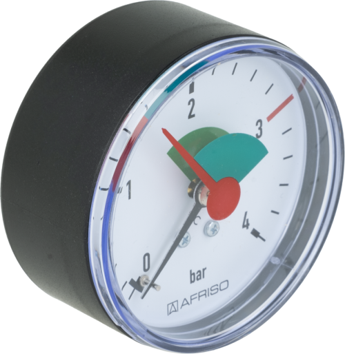 63915 Манометр HZ 63, fi63 мм, 0÷4 бар, НР1/4", ax, кл. 2,5 - Фотогалерея AFRISO 1