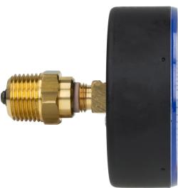 Термоманометр TM 80, fi80 мм, 0÷6 бар, 20÷120°C, НР1/4", ax, кл. 2,5