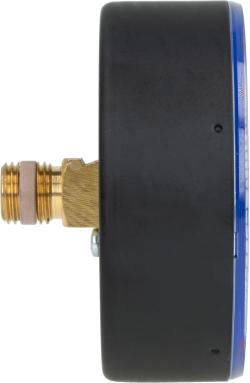 Термоманометр TM 80, fi80 мм, 0÷10 бар, 20÷120°C, НР1/4", ax, кл. 2,5