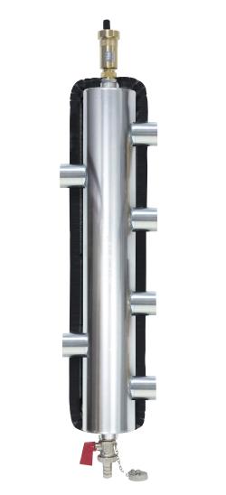 Гидрострелка утепленная BLH 850 с коллектором на 2 контура, 70 кВт