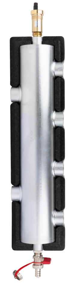 Гидрострелка утепленная BLH 850 с коллектором на 2 контура, 70 кВт