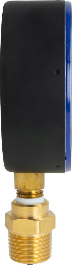 Термоманометр TM 80, fi80 мм, 0÷4 бар, 20÷120°C, НР1/4", ax, кл. 2,5