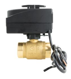 2-ходовой шаровой кран с приводом BEV, DN25, ВР1", Kvs 60 м³/ч, 230 В AC, НЗ