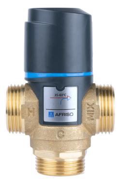 Термостатический смесительный клапан ATM 363, DN20, НРП1", 35÷60°C, Kvs 1,6 м³/ч