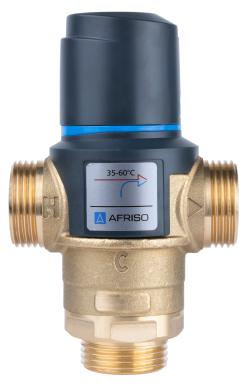 Термостатический смесительный клапан ATM 763, DN20, НРП1", 35÷60°C, Kvs 3,2 м³/ч