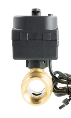 2-ходовой шаровой кран с приводом BEV, DN25, ВР1", Kvs 60 м³/ч, 24 В AC, НО