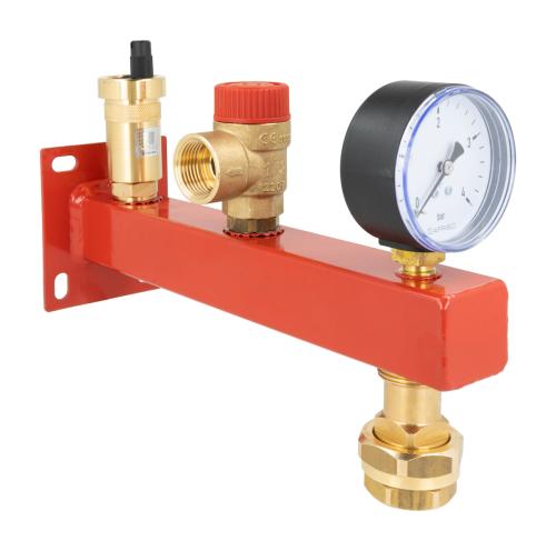 Группа безопасности котла BSS, Nmax UDT 42,6 кВт, с предохранительным клапаном MS 1,5 бар, с расширительного бака с быстроразъемным соединением