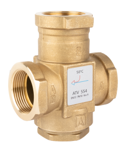 Термический клапан ATV 554, DN32, ВР1 1/4", kvs 9, 50°C