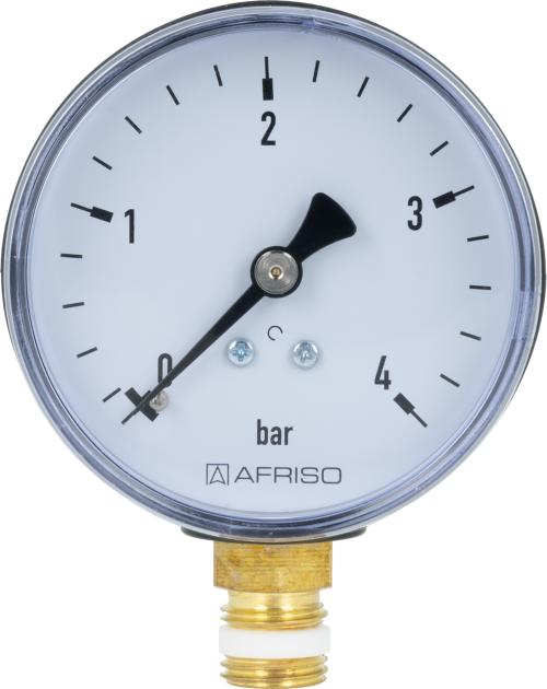 Манометр RF 63, fi63 мм, 0÷4 бар, НР1/4", rad, кл. 2,5