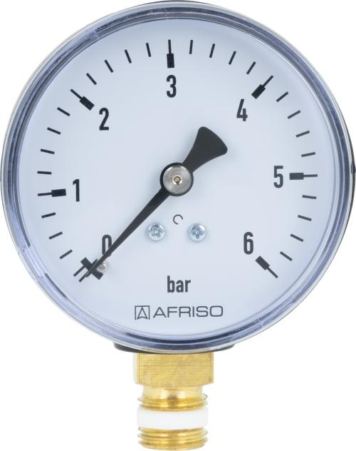 Манометр RF 63, fi63 мм, 0÷6 бар, НР1/4", rad, кл. 2,5