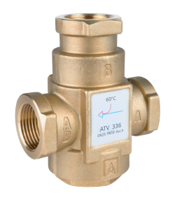 Термический клапан ATV 336, DN25, ВР1", kvs 9, 60°C