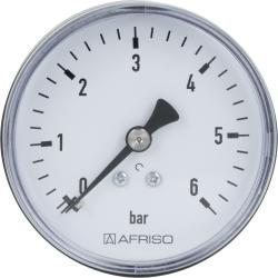 Манометр RF 63, fi63 мм, 0÷6 бар, НР1/4", ax, кл. 2,5
