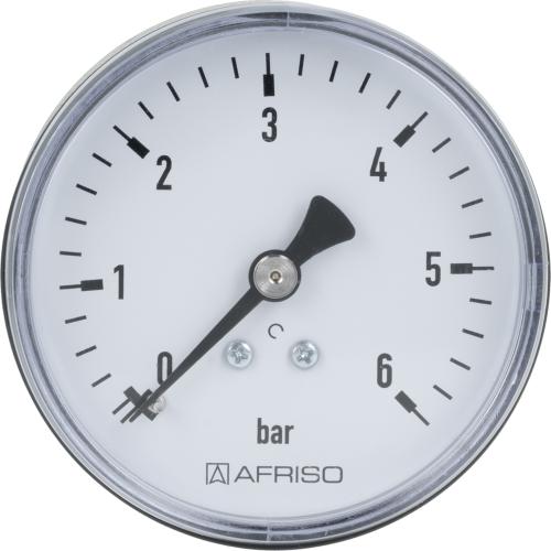 Манометр RF 63, fi63 мм, 0÷6 бар, НР1/4", ax, кл. 2,5