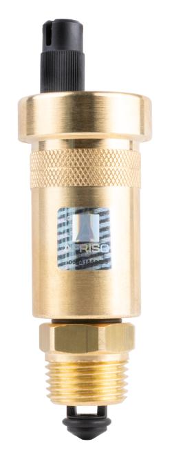 Автоматический вертикальный воздухоотводчик PrimoVent НР3/8" с Aquastop и отсечным клапаном НР1/2"