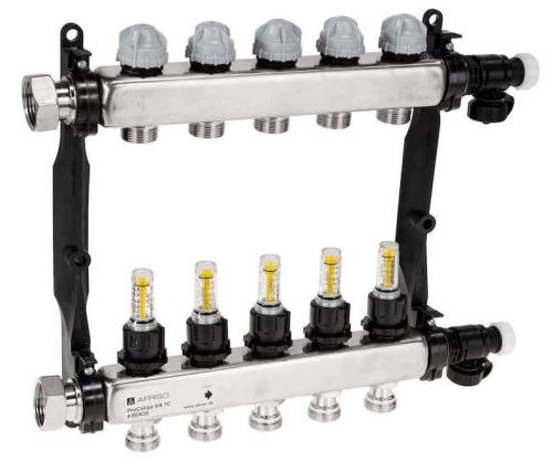 ProCalida VA 1C из нержавеющей стали, 5 контуров, гайки ВРП1'', 0,5 - 4,0 л/мин