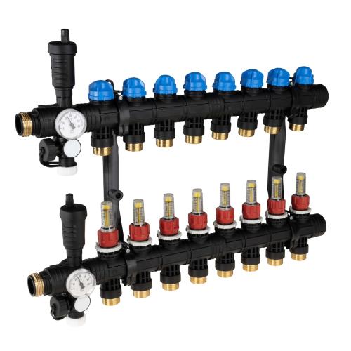 ProCalida EF1 на 8 контуров отопления, ротаметры 0,2÷1,6 л/мин