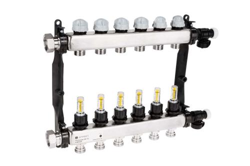 ProCalida VA 1C из нержавеющей стали, 6 контуров, гайки ВРП1'', 0,5 - 4,0 л/мин