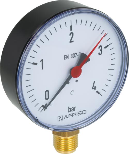 Манометр RF 100, fi100 мм, 0÷4 бар, НР1/2", rad, кл. 2,5