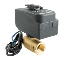 2-ходовой шаровой кран с приводом BEV, DN20, ВР3/4", Kvs 45 м³/ч, 24 В AC, НО